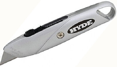 ECONOMY TOP SLIDE UTILITY KNIFE (HYDE TOOLS)